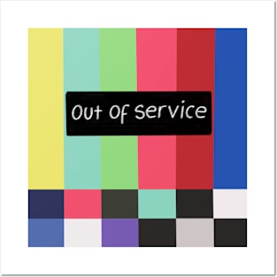 Out of service Posters and Art